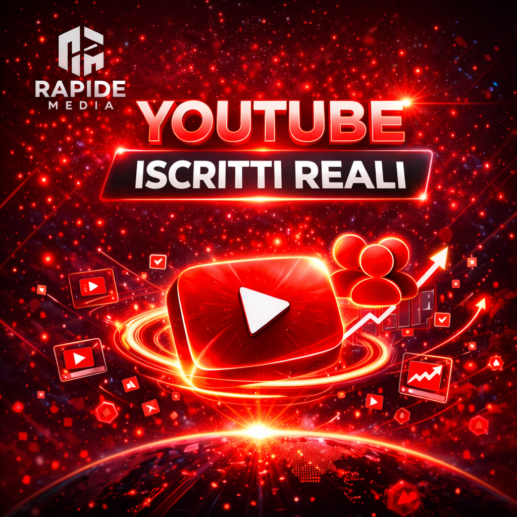 YOUTUBE ISCRITTI REALI