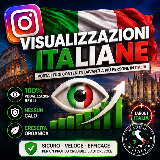 VISUALIZZAZIONI ITALIANE 100% REALI