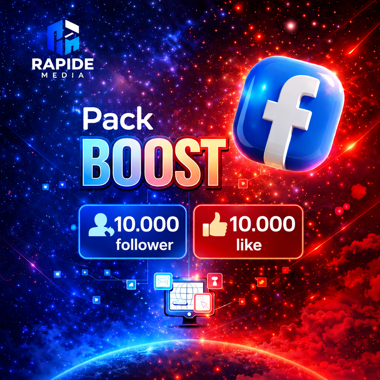 PACK BOOST FACEBOOK