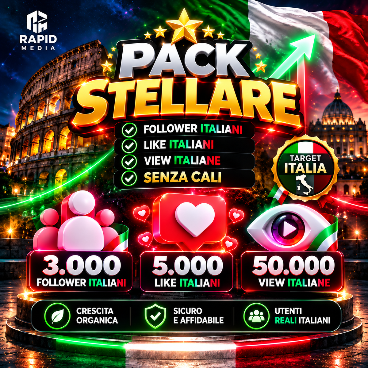 PACK STELLARE 🇮🇹 - IL PIU ACQUISTATO
